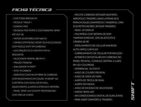 BMW M2 COUPE TRACK 3.0 BI-TURBO 24V 460CV 3P