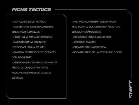 CHEVROLET CAMARO 6.2 SS CONVERS�VEL V8 GASOLINA 2P AUT