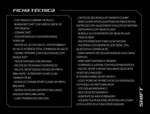 PORSCHE CAYENNE PLATINUM ED. 3.0 V6