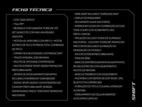PORSCHE CAYENNE TURBO 4.0 V8 599CV (HIBRIDO)