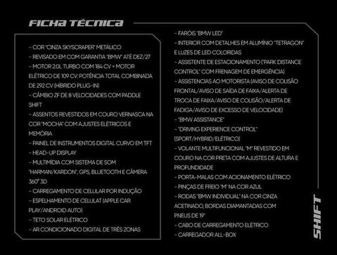 BMW 330E M SPORT 2.0 TURBO AUT. (H�BRIDO)