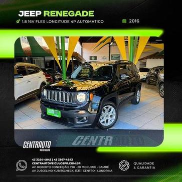 JEEP RENEGADE 1.8 16V FLEX LONGITUDE 4P AUTOMATICO